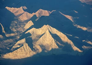 South-east Greenland - from the air. Late winter