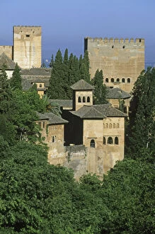 Spain, Andalusia, Granada, Alhambra, view