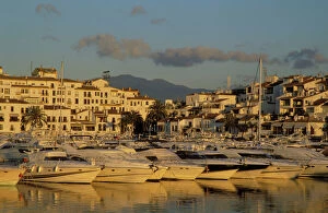 Spain - The exclusive yacht harbour of Puerto Banus