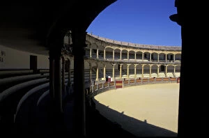 Images Dated 31st August 2011: Spain, Ronda. World's oldest bullring