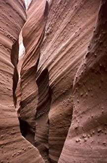 Images Dated 6th October 2012: Spooky slot canyon cut through Navajo sandstone