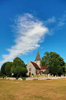 St Andrews Church, Alfriston, West Sussex, England