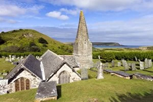 Images Dated 10th August 2011: St Enodoc Church - Rock