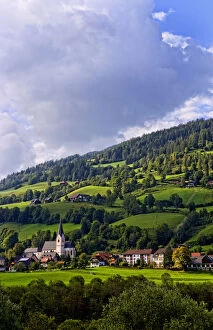 St Lorenzo village in Murau Austria with