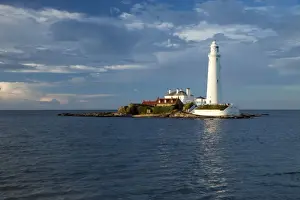 Lighthouses Prints: St Mary's Lighthouse - Whitley Bay - Tyne and Wear - England