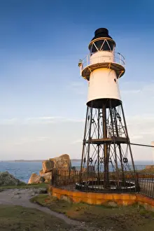 Lighthouses Prints: St Mary's - Peninnis Lighthouse - Isles of Scilly - UK