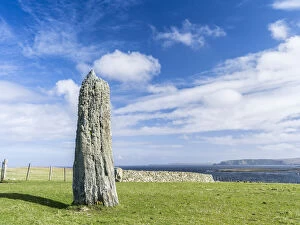 Standing Stone of Clivocast, Unst island