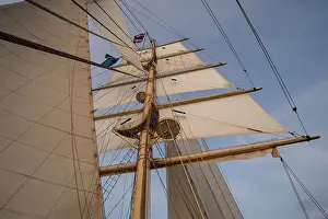 Sailing Prints: Star Clipper sailing cruise ship, Thailand. Date: 19-03-2019