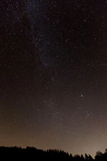 Landscapes Collection: Stars at night - Milky Way in winter - Lower Saxony - Germany
