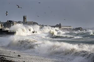 Storm in Penzance - Cornwall - UK