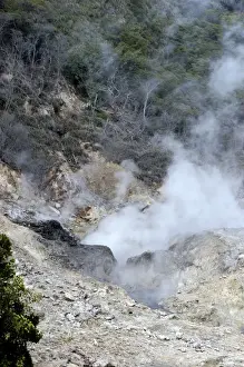 Steaming Prints: Sulphur Springs - Continuously escaping sulphurous fumaroles and hot springs