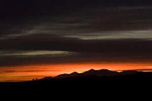 Sunrise over the Henry Mountains