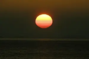 Sunrise - over the North Sea, Northumberland National Park, England