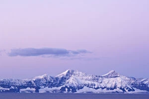 Images Dated 20th August 2012: Sunrise, Scoresby Sound, East Coast of Greenland