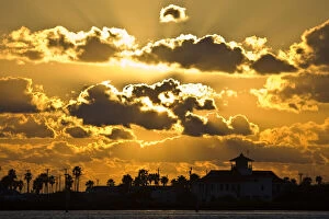 Sunrise at South Padre Island, Texas coast