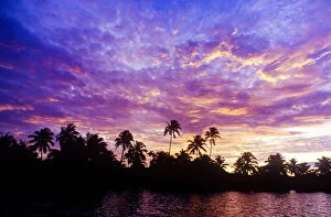 Images Dated 27th January 2010: Sunset on Ambergris Caye. Belize. Central