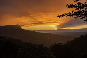 sunset, Chicaque Natural Park, Colombia