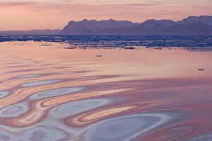 Beautiful Gallery: Sunset, Kong Oscar Fjord, East Coast of