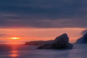 Oregon Prints: Sunset along Samuel H. Boardman State Scenic Corridor, Oregon Date: 05-06-2009