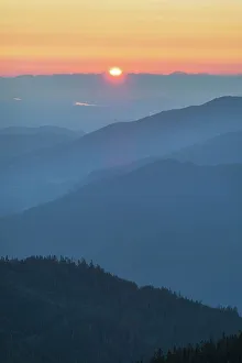 Alpine Collection: Sunset from Skyline Divide. Mount Baker Wilderness, North Cascades