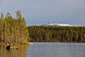 Sweden, Jamtland, Djupsjon. View of Djupsjon