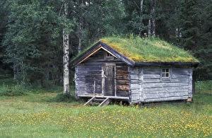 Images Dated 31st August 2011: Sweden, Lapland. Sami Home