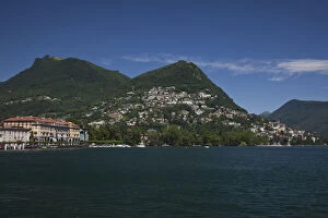 Switzerland, Ticino Canton, Lugano. Town