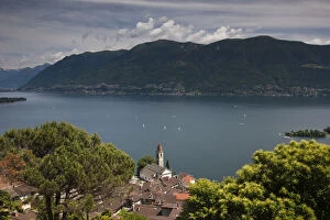 Switzerland, Ticino Canton, Ronco. High