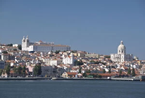 Tagus River view of the historic Lisbon