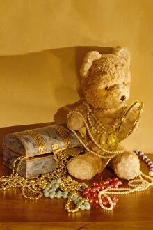 Images Dated 27th August 2010: Teddy Bear - with jewelry