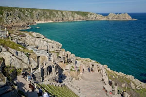 Culture Gallery: Terraced seating at the Minack Theatre - carved