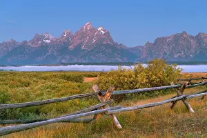 Range Prints: Teton Range at Cunningham Ranch, Grand Teton National Park, Wyoming. Date: 15-09-2019