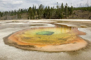 Images Dated 18th September 2007: Thermal Pool - Old Faithful area - Yellowstone NP - USA