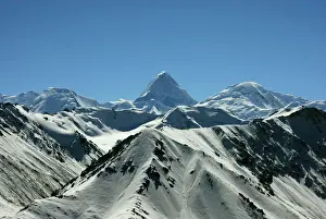 Peaks Prints: Tienschan mountain with Khan Tengri peak, Kazakhstan