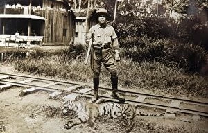 Tiger shooting to protect railway workers in India