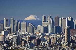 Tokyo, Shinjuku District Skyline, Mount