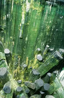 Quartz Prints: Tourmaline - Elbaite on Quartz Minas Gerais, Brasil