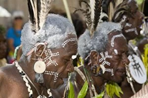 Traditional dancers Solomon Islands