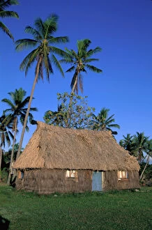 Traditional grass home Kadavu Fiji