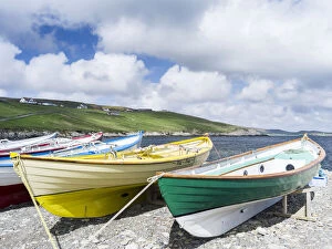 Traditional rowboats, or Shetland Yoal