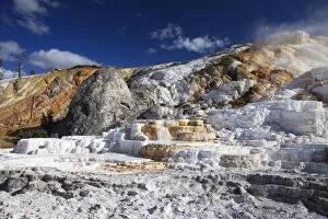 Images Dated 20th June 2013: Travertine Formations - Mammoth Hot Springs Yellowstone
