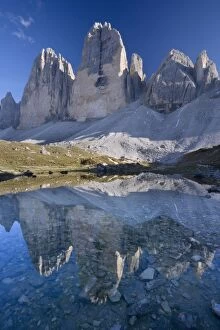 Images Dated 3rd October 2011: Tre Cime di Lavaredo - the three peaks of the Tre