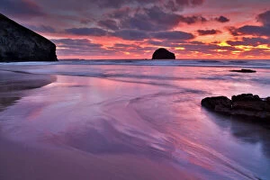 Sunsets Collection: Trebarwith Strand