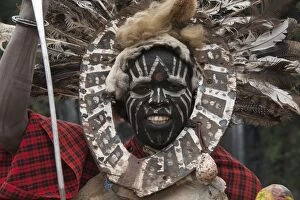 Tribesman - local - Thompsons Falls dressed up for tourists