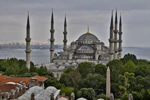 Turkey Istanbul and Blue Mosque