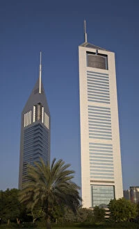 UAE, Dubai. Jumeirah Emirates Towers in