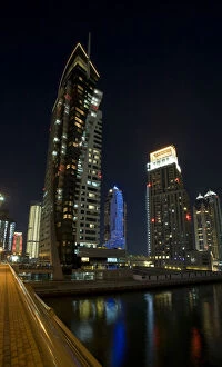 UAE, Dubai, Marina. Roshana Tower and other