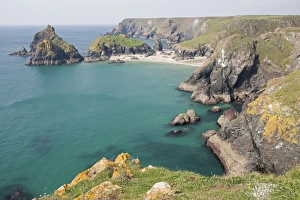 Images Dated 17th September 2008: UK - Kynance Cove viewed from cliffs. The Lizard Cornwall