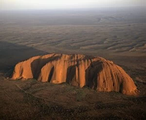 Uluru (Ayers rock).aerial image. Uluru-Kata Tjuta