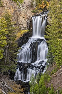 Fall Collection: Undine Falls, Yellowstone National Park, Wyoming Date: 04-10-2021
